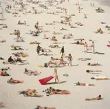 Rex Dupain, Girl with Red Towel 2005, 2005, type C photograph