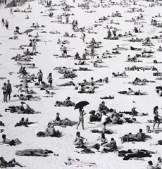 Rex Dupain, Bondi Brolly 2002, 2002, silver gelatin photograph