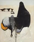 Arab on a Donkey 1986 by Clifton Pugh, 1986, oil on canvas, offered Sep 2015