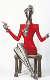 Linda Klarfeld, Big Lady Boss 2007, 2007, metal plated resin
