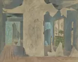 Eric Anchor Thake, Looted House, Darwin 1945, 1945, watercolour and pencil on paper