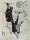 Flying Foxes 1969 by Clifton Pugh, 1969, oil on board, sold Jun 2015