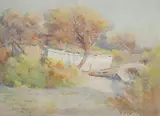 Arthur Boyd Snr, Boats at Brighton 1920, 1920, watercolour on paper
