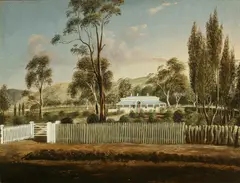 James Shaw, Homestead 1865, 1865, oil on board