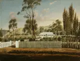 James Shaw, Homestead 1865, 1865, oil on board