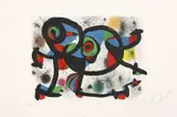 La Triple Roue I 1981 by Joan Miró, 1981, lithograph, sold Jun 2015