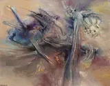 Agitato, Impromptu No.17 1997 by James Gleeson, 1997, oil on canvas, sold Jun 2015
