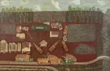 Charles Callins, Flashback to Atherton and Herberton Range 1973, 1973, oil on board