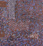 Glory Ngale, Awelye Bush Plum 2001, 2001, synthetic polymer paint on linen