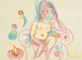 John Perceval, Nude in an Armchair 1982