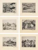 Lloyd Rees, Memories of Europe 1976, 1976, etching (6)