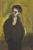 Brett Whiteley, Figure of a Young Man (Portrait of a Man verso) c1958