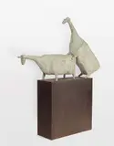 John Kelly, Form and Function 2003, 2003, painted bronze on steel base