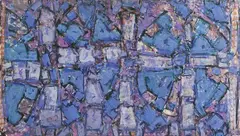 Roger Kemp, Untitled 1972, 1972, synthetic polymer paint on paper on canvas
