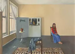 Brian Dunlop, Malatesta Kneeling 1979, 1979, oil on canvas
