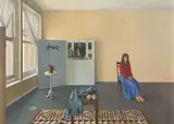 Brian Dunlop, Malatesta Kneeling 1979, 1979, oil on canvas