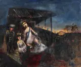 Garry Shead, Monarchy at Sunset 1995, 1995, oil on canvas