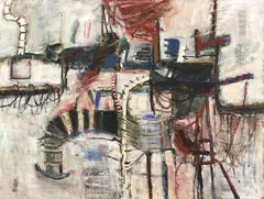 Ann Thomson, Machair 1983, 1983, oil on canvas