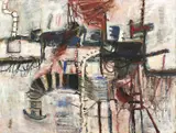 Ann Thomson, Machair 1983, 1983, oil on canvas