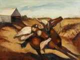 Garry Shead, Horse and Lady 1987