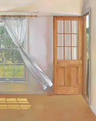 Brian Dunlop, Curtain 1993, 1993, oil on canvas