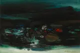 No. 207 by Chu Teh-chun, 1965, Oil on canvas, sold Jun 2006