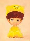 Mayuka Yamamoto, Sitting Bear, 2022, Lithograph, edition no. 67/75