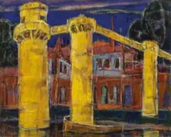 Chen Yin-Hui, India, 1983, Oil on canvas