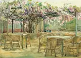 Wu Guanzhong, Wisteria