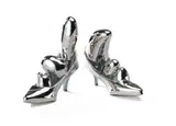 High-Heels (Silver) by Yayoi Kusama, 2015, Porcelain, edition of 30 PP 2/5, sold Jun 2019