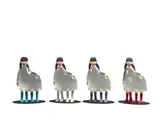 Ayako Kita, Alter Ego(a set of 4), Resin, edition no. 3/30 (Blue) ; 2/30(White) ;1/30(Purple) ;   3/30 (Red) (Each)