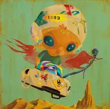 Laksamana Ryo, 1993 Boy, 2021, Acrylic on canvas