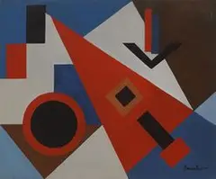 Boris Chemetov, Funktion VIII, Oil on canvas