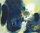Door of Opening by Chu Teh-chun, 1988, Oil on canvas, sold Dec 2023