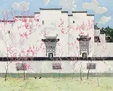 Pang Jiun, Scholar's Building in Spring