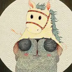 He Juan, Chinese Zodiac Series – Horse I, 2013, Oil on canvas