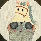 He Juan, Chinese Zodiac Series – Horse I, 2013, Oil on canvas