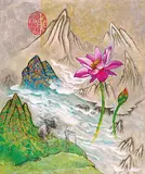Chen Yin-wei, Transcending the World, 2009, Mixed media and oil on canvas