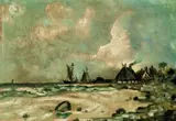 Guan Zilan, Seaview, 1932, Oil on canvas