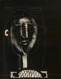 Figure Noire by Pablo Picasso, 1948, Lithograph, offered Jul 2021