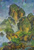 Zhang Hong-tu, Fan Kuan – Cézanne  NPM, 2003, Oil on canvas
