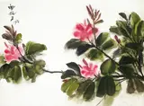 Shiy De-jinn, Bauchinia, 1976, Watercolor on paper