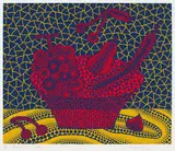 Yayoi Kusama, Fruit Basket (5), 1999, Screenprint, lame, ed. 29/60
