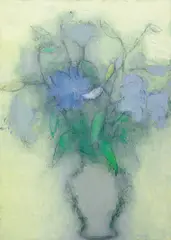 Lilies by Chang Chih-cheng, 2000, Oil on canvas, sold Jun 2006