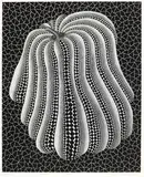 Thinking Pumpkin by Yayoi Kusama, 1993, Screenprint, edition no. 105/120, sold Jul 2021