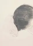Mao Yan, A Sleeping Infant, 2002, Mixed media on paper