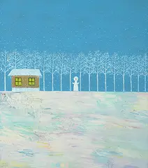 Ouyang Chun, Snow Man, 2006, Oil on canvas