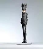 Hiroto Kitagawa, Man - Gold Black, 2006, Terracotta, acrylic