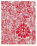 ComplexCon Flower (a set of 3) by Madsaki & Takashi Murakami, 2017, Screenprint, edition A 6/100, B 6/100, C 6/100, sold Jun 2018