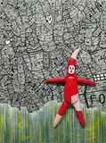 Eddie Kang, Storyteller, 2008, Mixed media on canvas